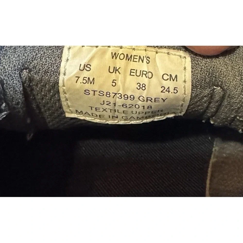 Sperry‎ Captain Moc rubber-soled shoes Women's Size 7.5 Gray